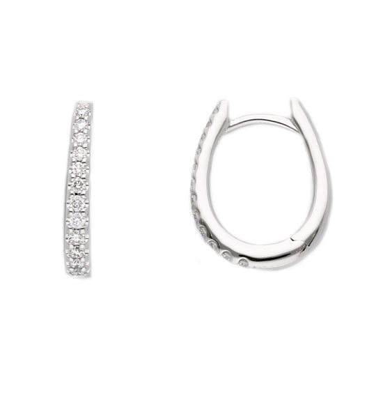 Orecchini Babila Milano Donna in Oro bianco Diamante 0.25 Ct 283973BB - 283973BB